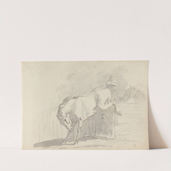 Fourty-three Studies of Horses and Riders Pl.20 by Sawrey Gilpin