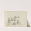 Fourty-three Studies of Horses and Riders Pl.21 by Sawrey Gilpin