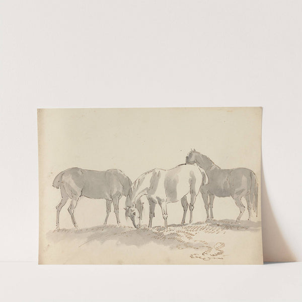 Fourty-three Studies of Horses and Riders Pl.23 by Sawrey Gilpin