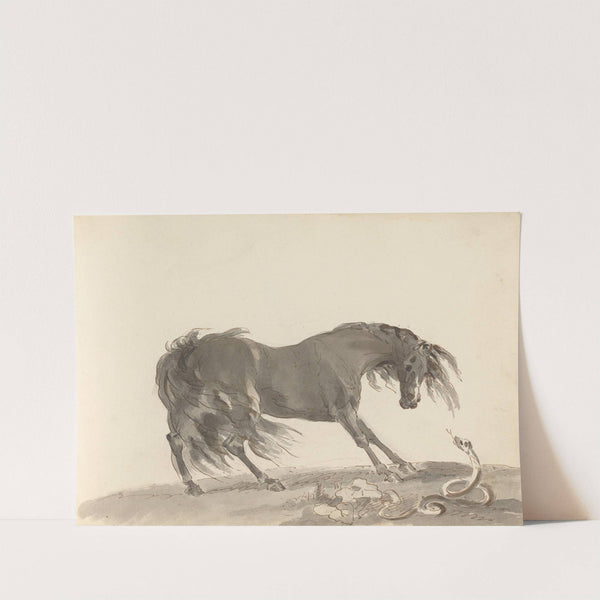 Fourty-three Studies of Horses and Riders Pl.25 by Sawrey Gilpin