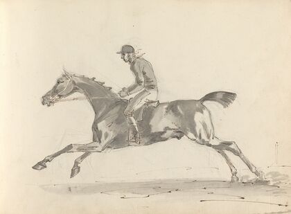 Fourty-three Studies of Horses and Riders Pl.26