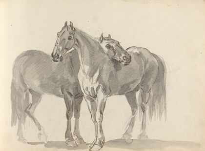 Fourty-three Studies of Horses and Riders Pl.28