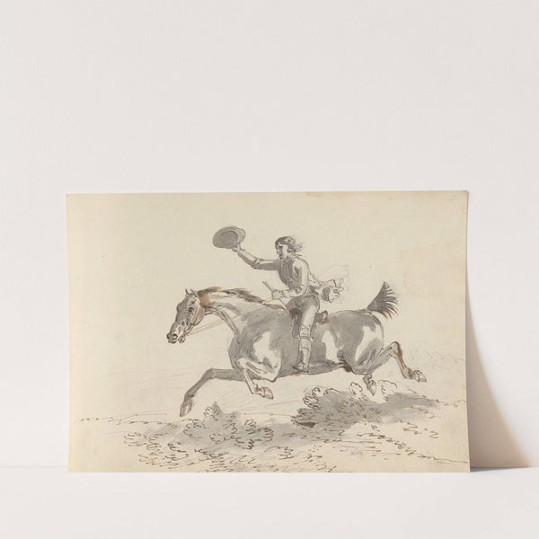 Fourty-three Studies of Horses and Riders Pl.35 by Sawrey Gilpin