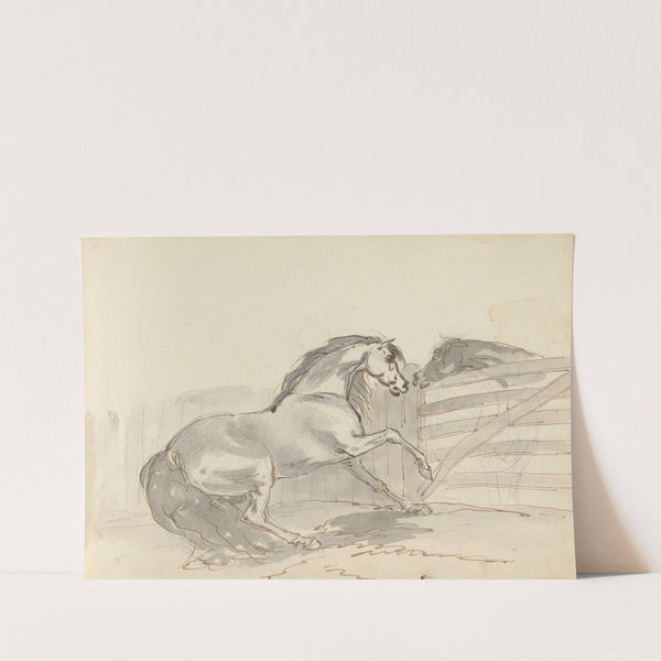 Fourty-three Studies of Horses and Riders Pl.36 by Sawrey Gilpin