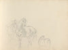 Fourty-three Studies of Horses and Riders Pl.38