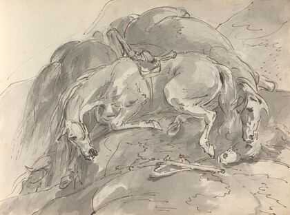 Fourty-three Studies of Horses and Riders Pl.42