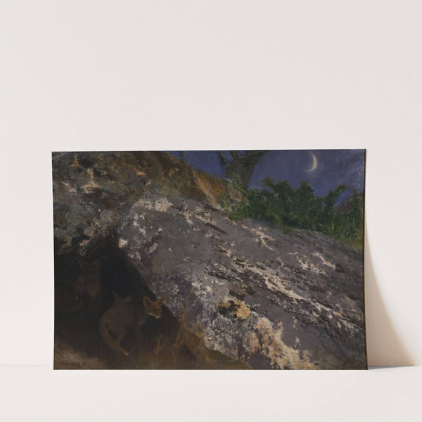 Fox Cubs (1901) by Bruno Liljefors