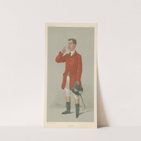 Fox Hunters. ‘a hard rider’. Mr. Athur James. 26 May 1904 (1904) by Leslie Matthew Ward