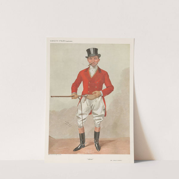 Fox Hunters. ‘Alfred’. Mr. Alfred Curnick. (1909) by Leslie Matthew Ward