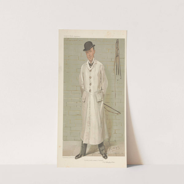 Fox Hunters. ‘An M.F.H. with a scene of humour’. Lord Willoughby de Broke. 23 November 1905 (1905) by Leslie Matthew Ward