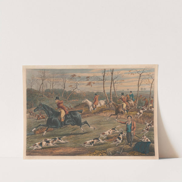 Fox Hunters – Gone Away (1828) by Henry Thomas Alken