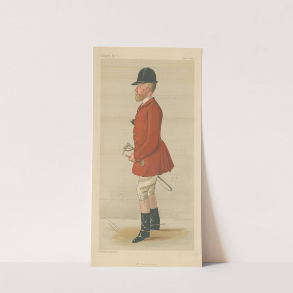 Fox Hunters. Mr. Hargreaves. Colonel John Hargreaves. 11 June 1887 (1887) by Leslie Matthew Ward