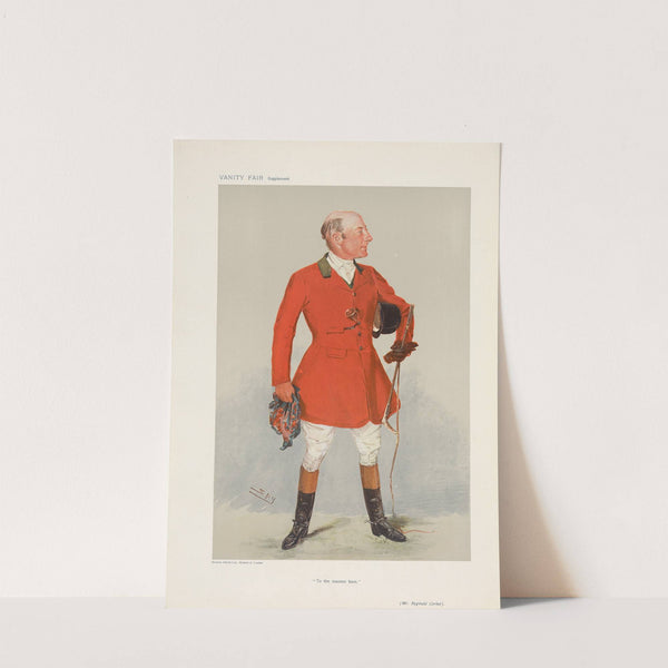 Fox Hunters. ‘To the manner born’. Mr. Reginald Corbet. (1906) by Leslie Matthew Ward