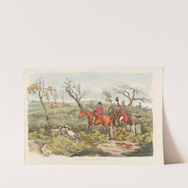 Fox hunting (1817-1818) by Henry Thomas Alken