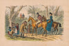 Fox-Hunting Sketches; No. 12. The Squire’s Christmas Tip