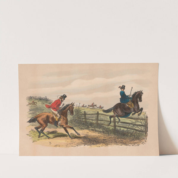 Fox-Hunting Sketches; No. 3. Follow, Follow Me! by Hablot Knight Browne