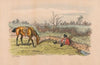 Fox-Hunting Sketches; No. 8. Well, now I call that cool!
