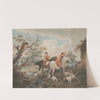 Fox Hunting. The Check (1800-1801) by George Morland