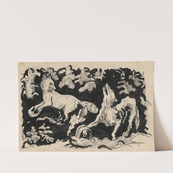 Fox in a Trap by Arnold Peter Weisz-Kubínčan