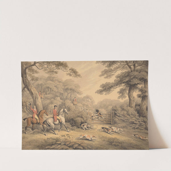 Foxhunting; Breaking Cover by Samuel Howitt