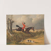 Foxhunting; Clearing a Ditch by John Frederick Herring Snr.
