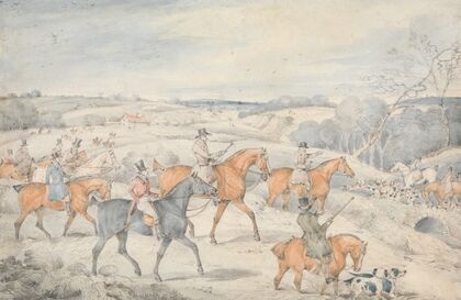 Foxhunting; Drawing Covert