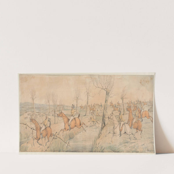 Foxhunting; Full Cry (ca. 1830) by Henry Thomas Alken