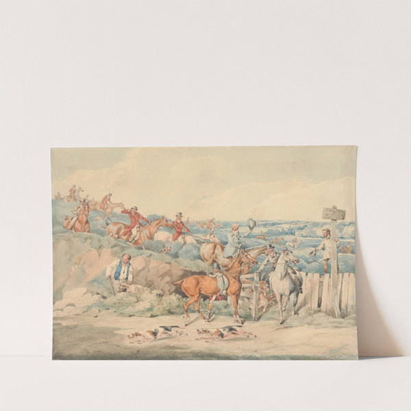 Foxhunting; Gone Away by Henry Thomas Alken
