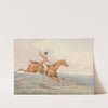 Foxhunting; Rider, Taking a Fence by George Alken
