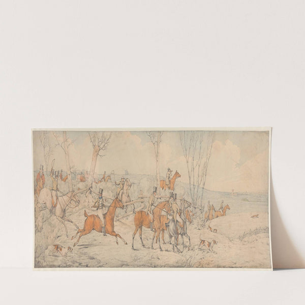Foxhunting; The Start (1822) by Henry Thomas Alken