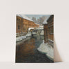 Fra Akerselven (The Akerselven River In The Snow) by Frits Thaulow