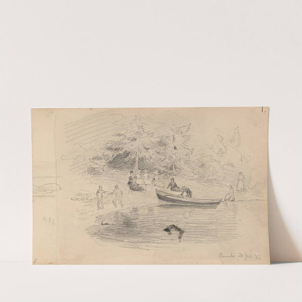 Fra Brønnøya by Hans Gude