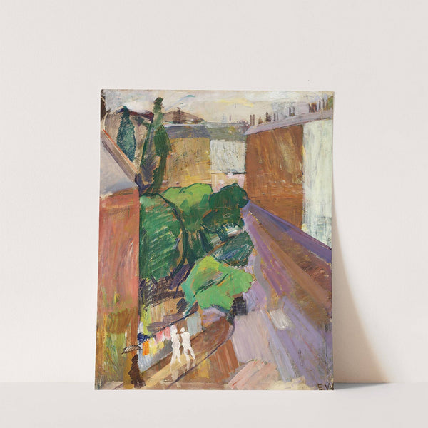 Fra Classensgade, regnvejr by Edvard Weie