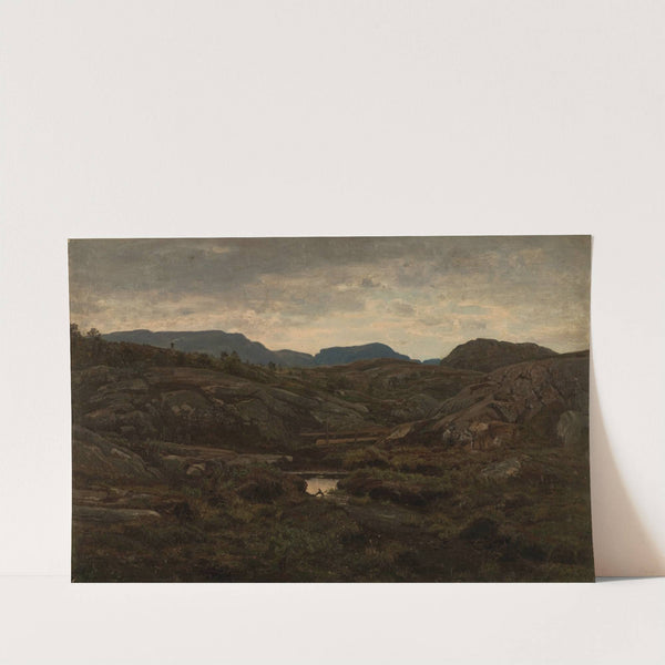 Fra heiene ved Aafjord by Amaldus Nielsen