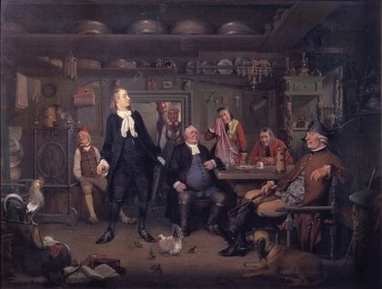 Fra Ludvig Holbergs ‘Erasmus Montanus’, III akt, 3. scene