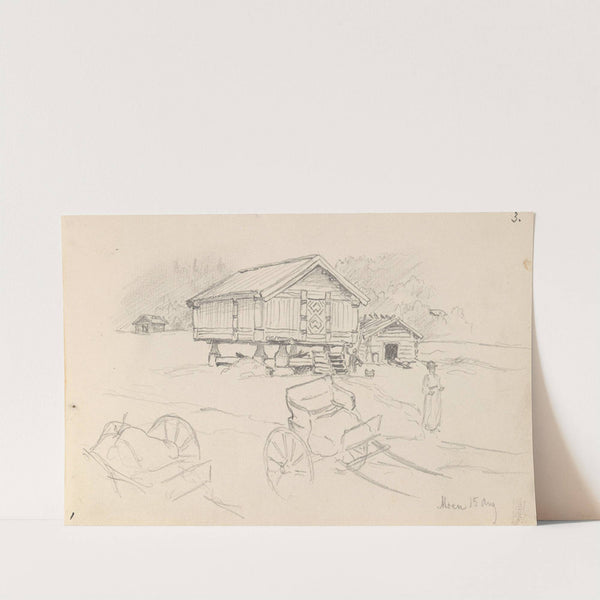 Fra Moen ved Kongsberg by Hans Gude