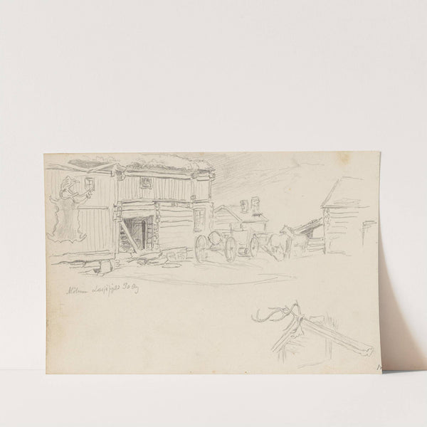 Fra Mølmen på Lesja by Hans Gude