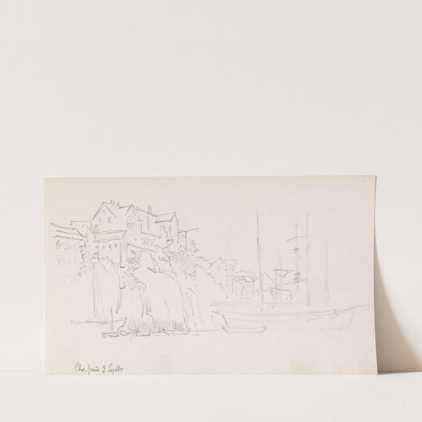 Fra Sørsundet, Kristiansund (1889) by Hans Gude