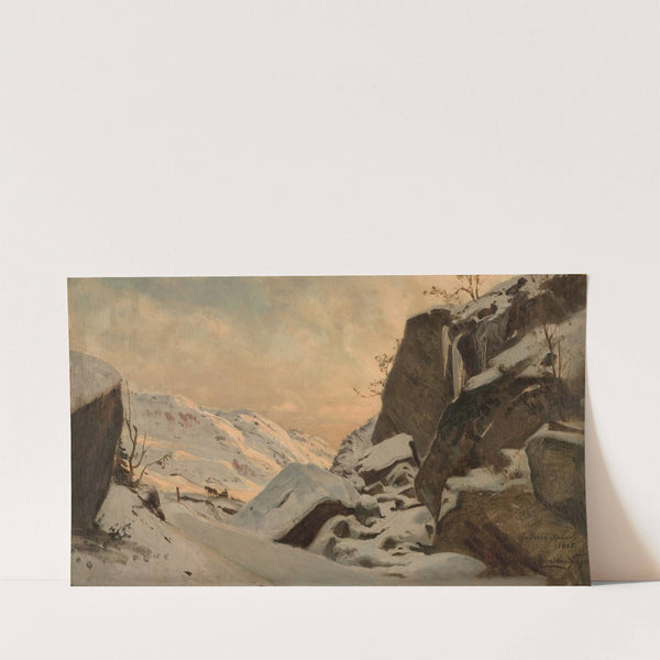 Fra Tjensvold, Mandal (1865) by Amaldus Nielsen