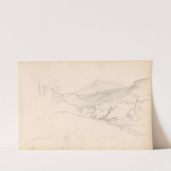 Fra Wales (1863) by Hans Gude