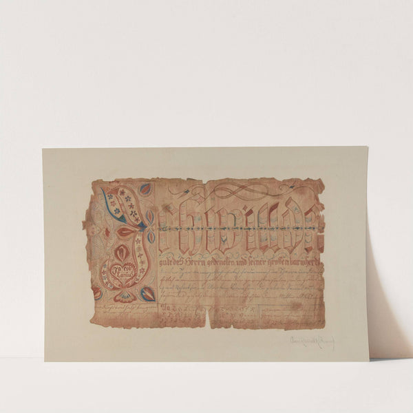 Fractur by Elmer R. Kottcamp