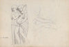 Fragment of a Hippolytus Sarcophagus, Villa Borghese and Study of Mars, Villa Ludovisi, Rome