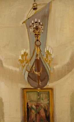 Fragment of interior of the Church of St Peter and St Paul in Vilnius