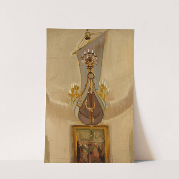 Fragment of interior of the Church of St Peter and St Paul in Vilnius by Konrad Krzyżanowski