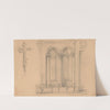 Fragment of the interior of St. Mark’s Church in Venice (1856) by Józef Simmler