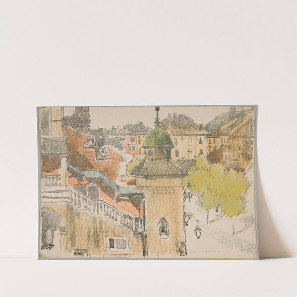 Fragment Rynku (1911) by Józef Czajkowski