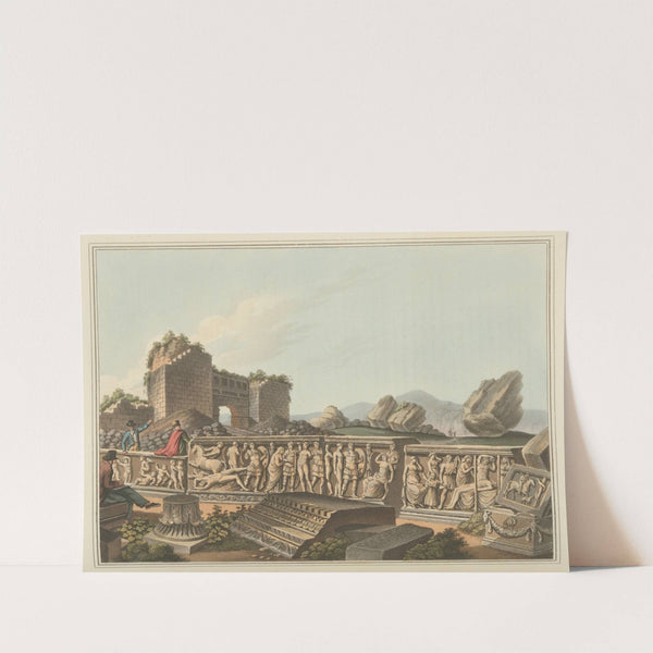 Fragments at Ephesus by Luigi Mayer