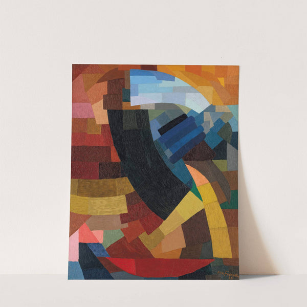 Fragments de figure à l'ensemble des plans by Otto Freundlich