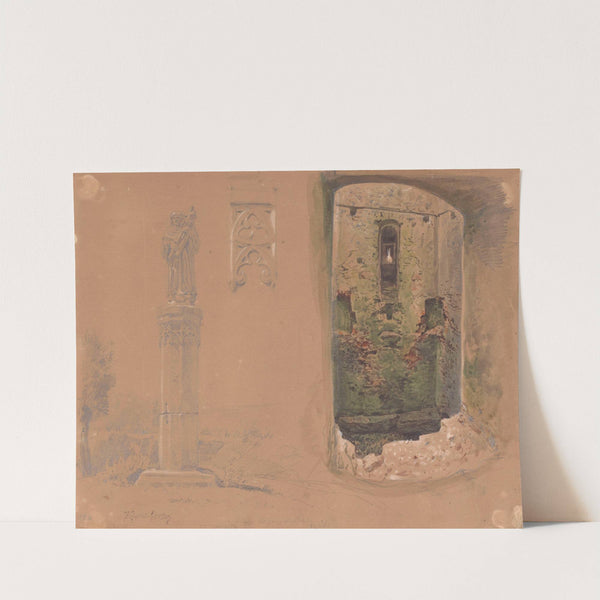 Fragments of Monuments in Koprzywnica (1852) by Wojciech Gerson