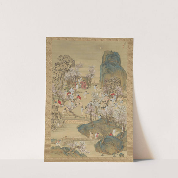 Fragrant Garden under a Hazy Moon (1843) by Nakabayashi Chikutō
